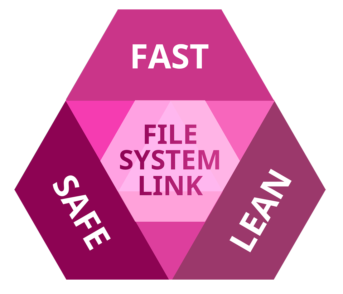 Paragon File System Link: nopea, turvallinen, kevyt. Valitse kaikki kolme.